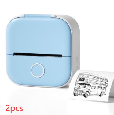 Mini impresora térmica portátil de etiquetas, impresora de fotos para el hogar, impresora de preguntas incorrectas para estudiantes, mini impresora de etiquetas compatible con Bluetooth, etiqueta de precio