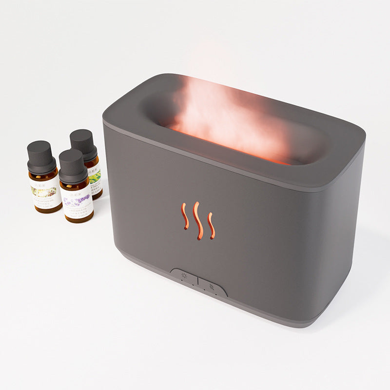 Nuevo humidificador de aromaterapia de llama para escritorio doméstico de gran capacidad para decoración del hogar
