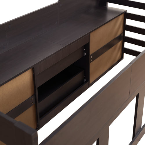 Cabin Bed Mid Sleeper Bed Frame Storage Kids Wooden Bed With Drawers Shelf Storage Low Sleeper Bed 3ft Single Children's White Wooden Bed - 3ft Single 90 X 190 Cm Frame Only