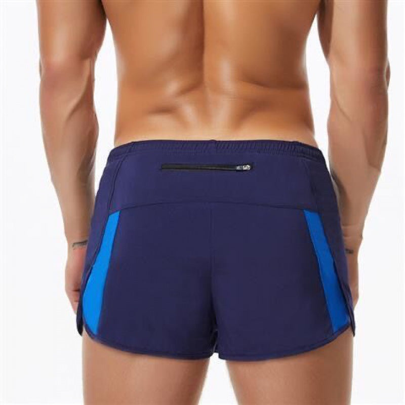 Pantalones cortos deportivos para hombre, holgados y de secado rápido, de tres cuartos