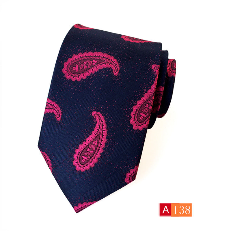 Corbata de jacquard de poliéster para hombre, informal y formal