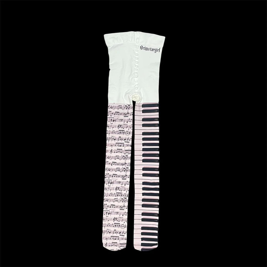 Women's Sweet And Cool Style Double-Sided Printed Tights