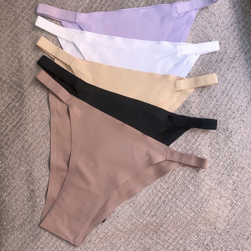 5 piece Seamless Womens Bikini Panties  Soft And Comfortable