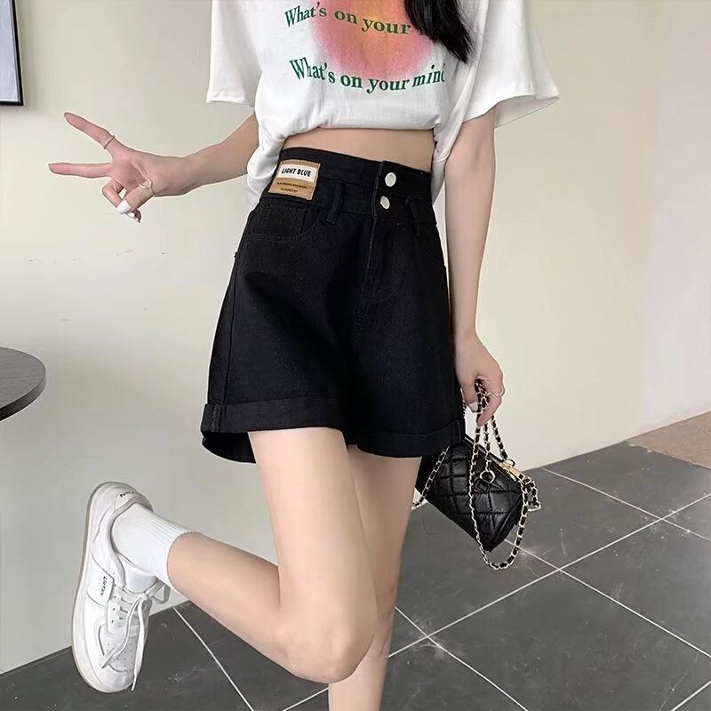 Pantalones cortos adelgazantes sueltos de verano para mujer