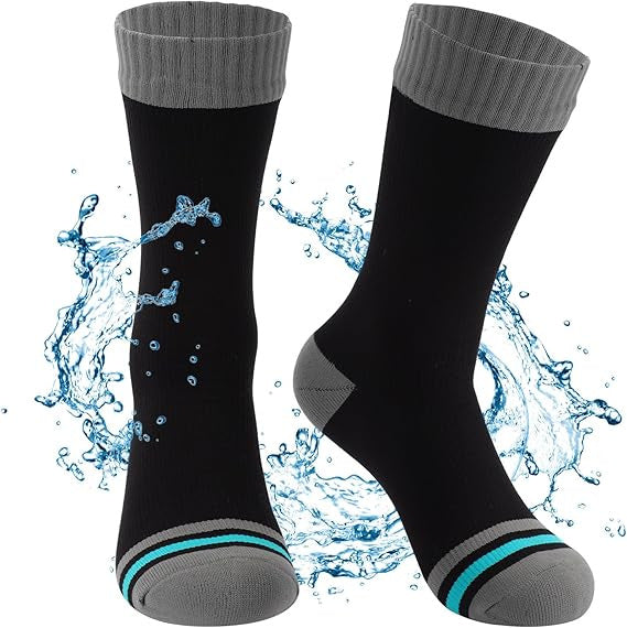 Calcetines impermeables que te mantienen abrigado y ofrecen una excelente resistencia a la abrasión.