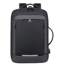 Mochila negra transpirable y multifuncional para portátil