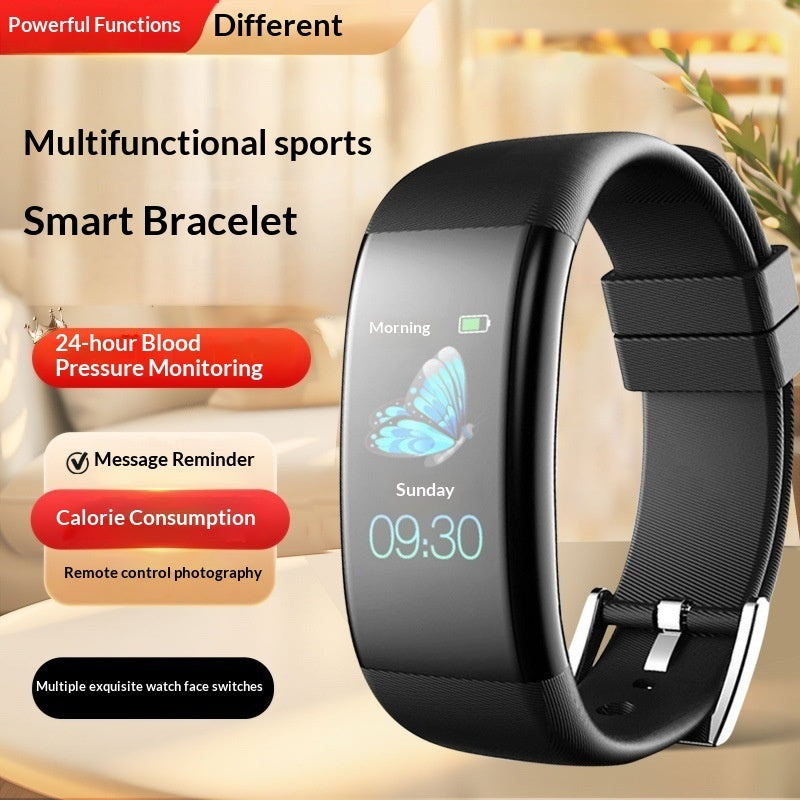Reloj despertador inteligente con Bluetooth y podómetro multifuncional para fitness