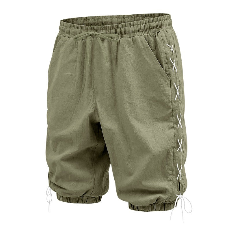 High-Street Hip-Hop Loose Casual Drawstring Shorts