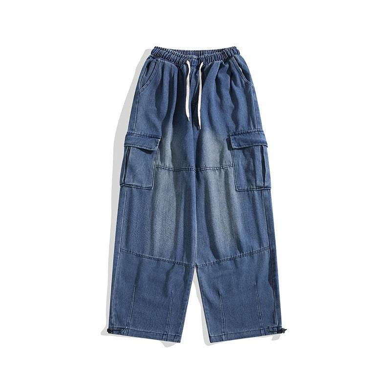 Monos vaqueros retro estilo Hong Kong para hombre