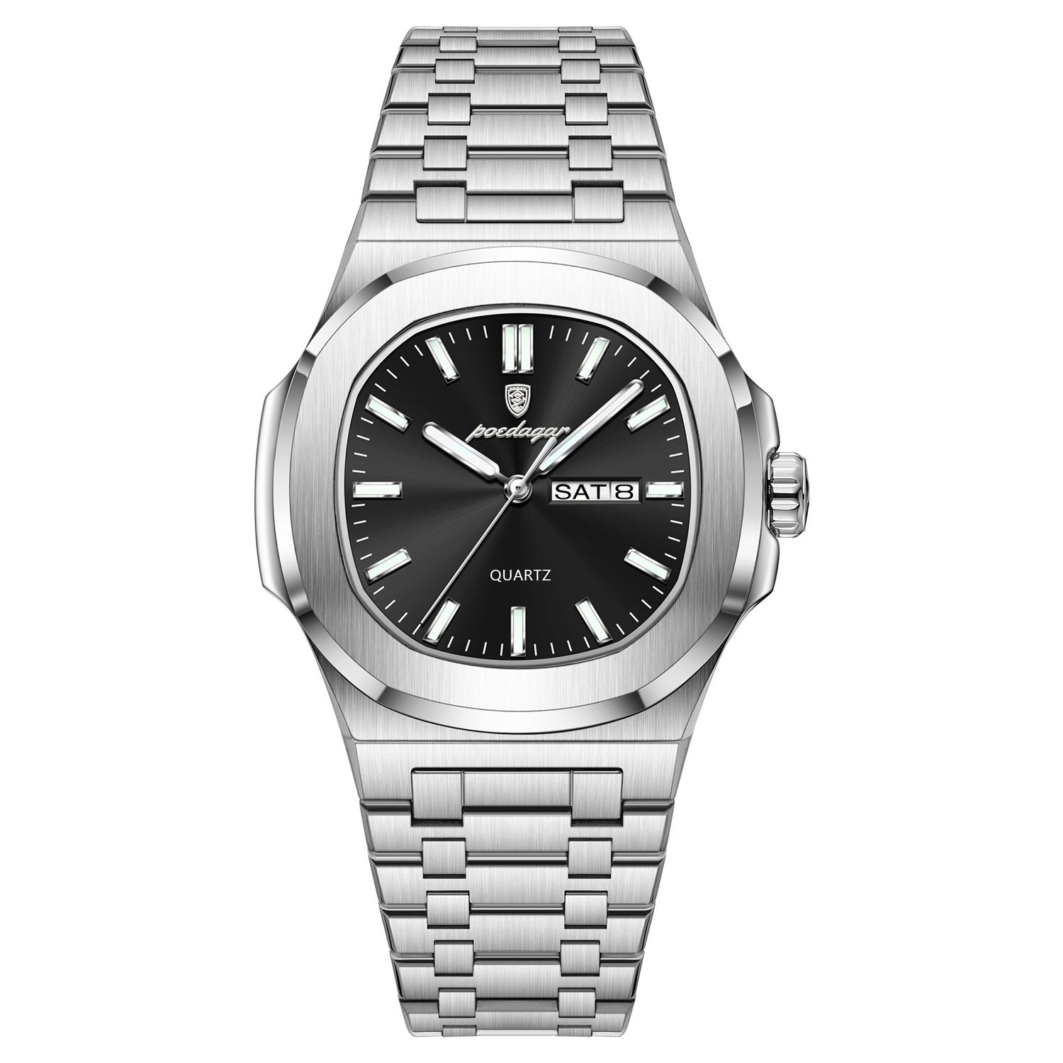 Reloj automático para hombre, resistente al agua y luminoso.