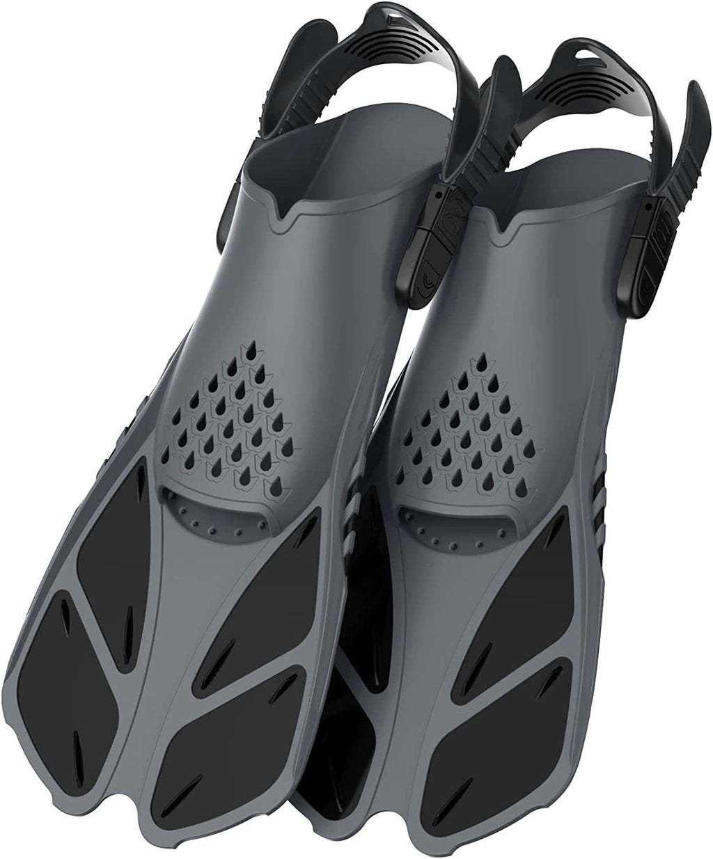 Professional Snorkeling Men's And Women's High Elasticity Durable Adjustable Short Fins
