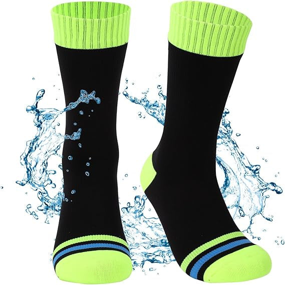 Calcetines impermeables que te mantienen abrigado y ofrecen una excelente resistencia a la abrasión.