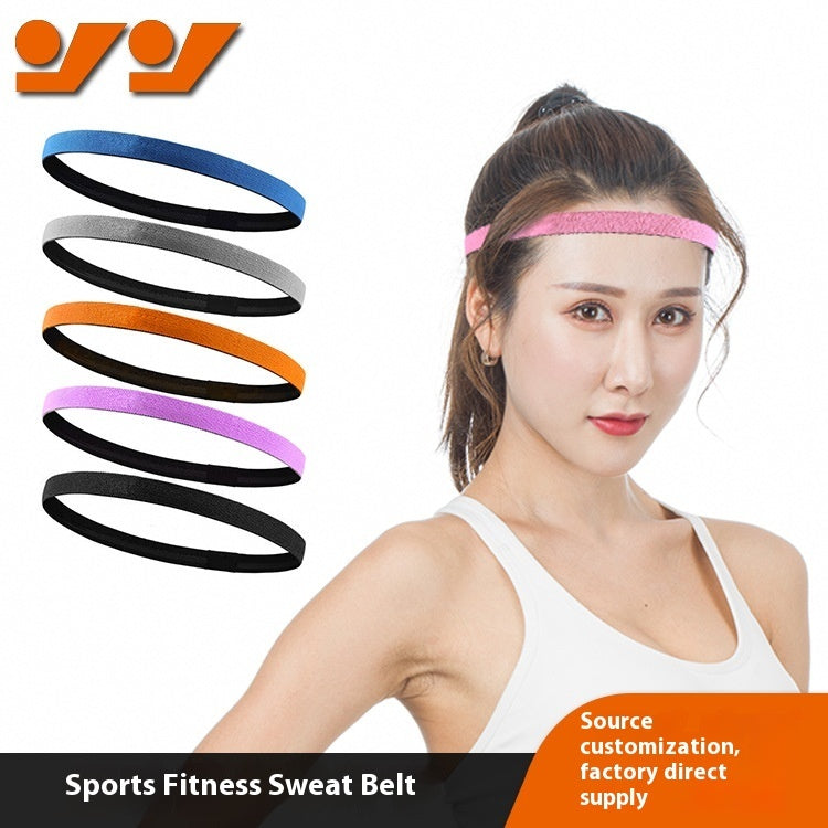Banda elástica deportiva antitranspirante para el cabello, primavera y verano, yoga y fitness.