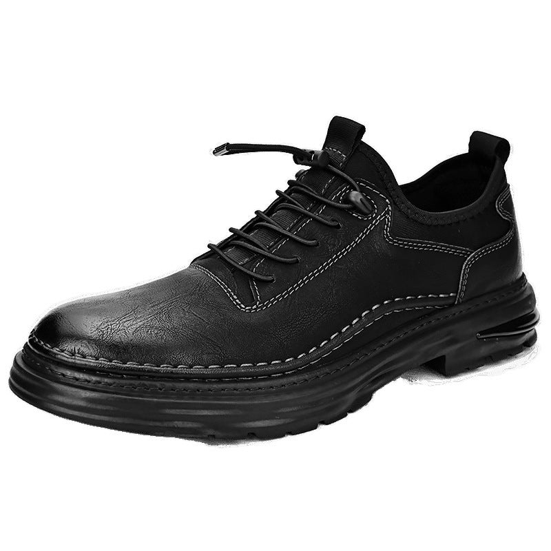 Zapatos casuales de cuero para hombre en tallas grandes