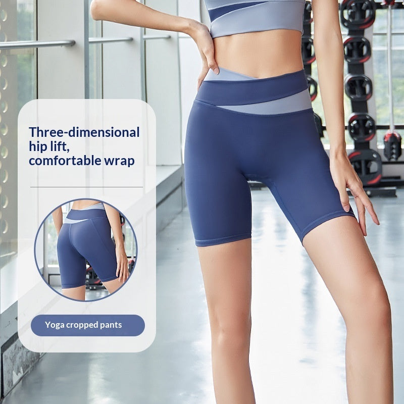 Pantalones de yoga de cintura alta y leggings deportivos que levantan la cadera