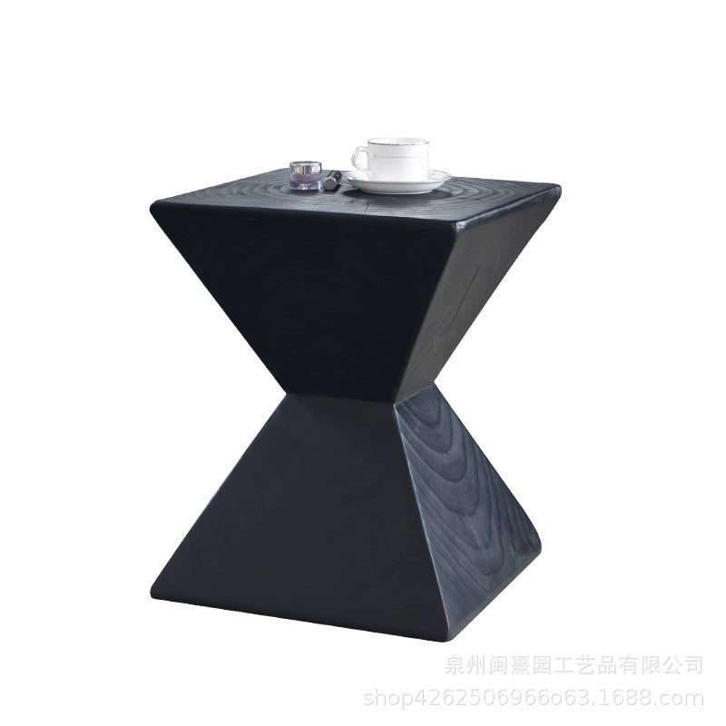 Sofá de troncos Ji Ji Feng y mesa de té, mesa auxiliar creativa para sala de estar, muebles para hoteles y casas de familia.