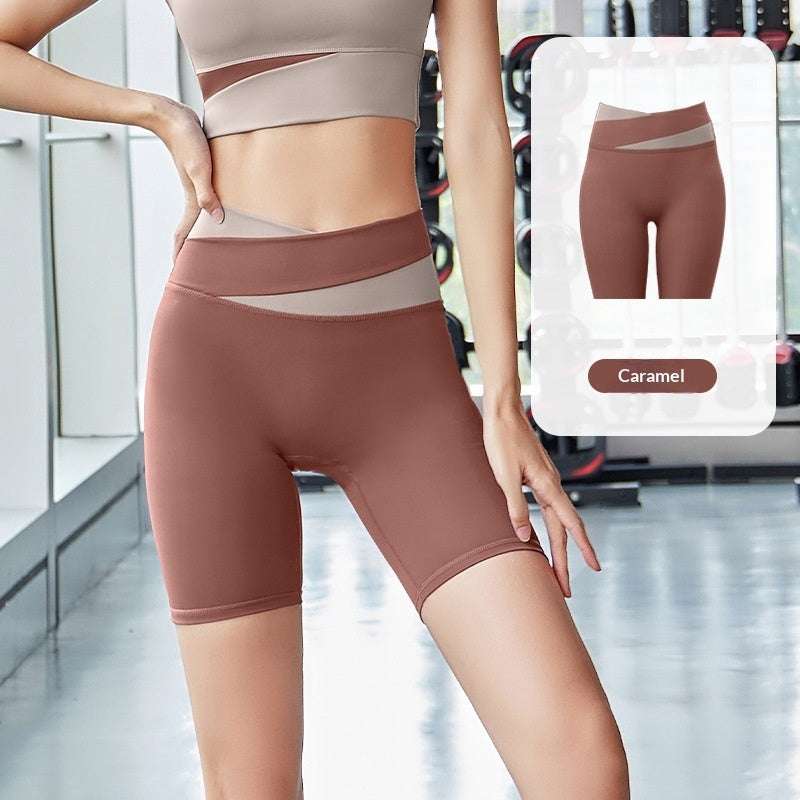 Pantalones de yoga de cintura alta y leggings deportivos que levantan la cadera