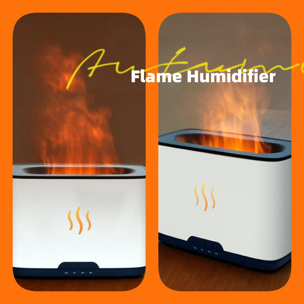 Nuevo humidificador de aromaterapia de llama para escritorio doméstico de gran capacidad para decoración del hogar