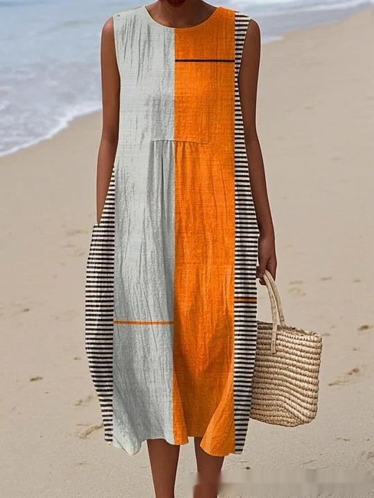 Casual Printed Elegant Dress For Women