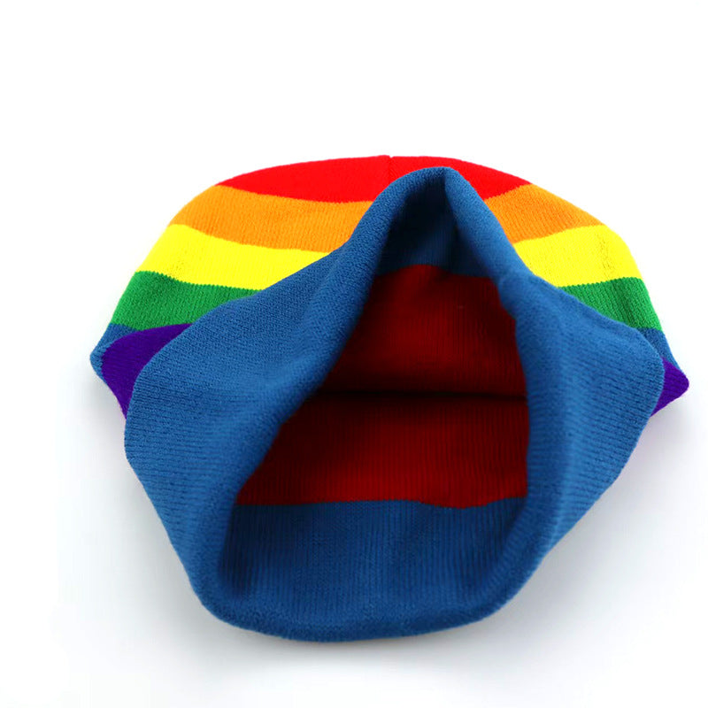 Gorro de punto cálido, elegante y personalizado para invierno y otoño