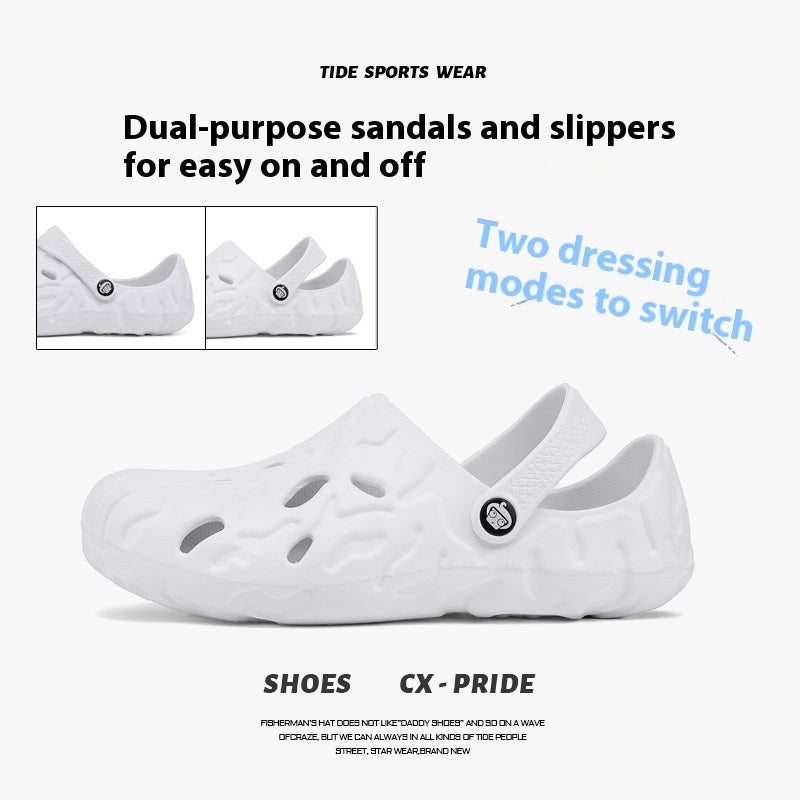 Sandalias deportivas para hombre, de tendencia, para playa y conducción.