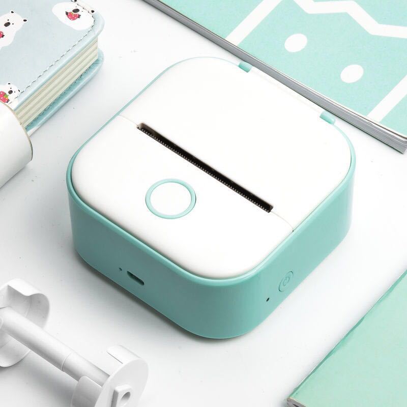 Mini impresora térmica portátil de etiquetas, impresora de fotos para el hogar, impresora de preguntas incorrectas para estudiantes, mini impresora de etiquetas compatible con Bluetooth, etiqueta de precio