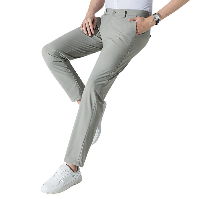 Men's Casual Plus Size Thin Long Pants