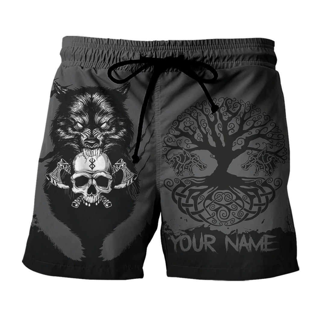 Pantalones cortos de playa casuales y versátiles para hombre para verano
