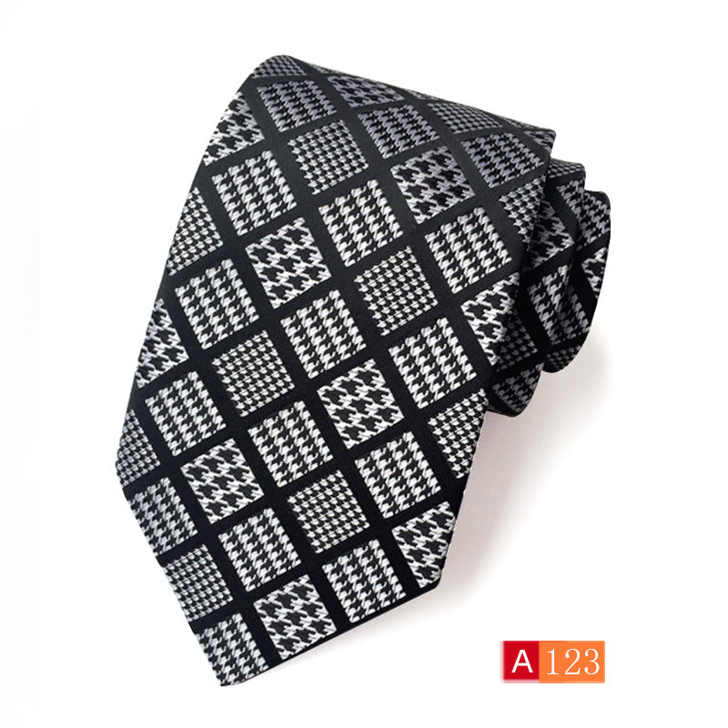 Corbata de jacquard de poliéster para hombre, informal y formal