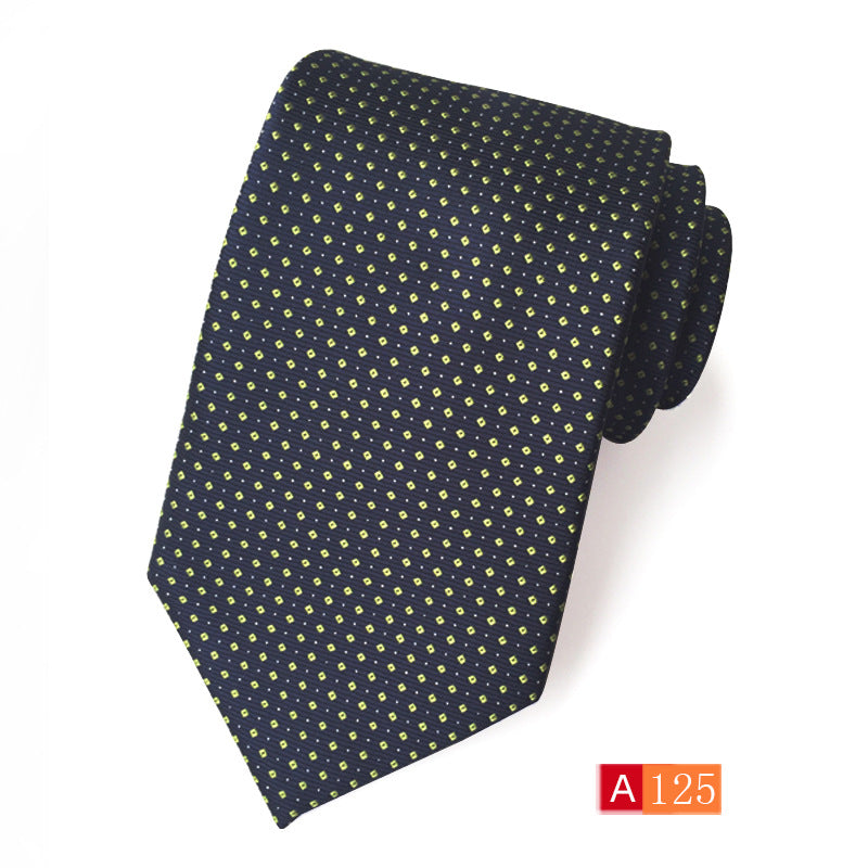 Corbata de jacquard de poliéster para hombre, informal y formal