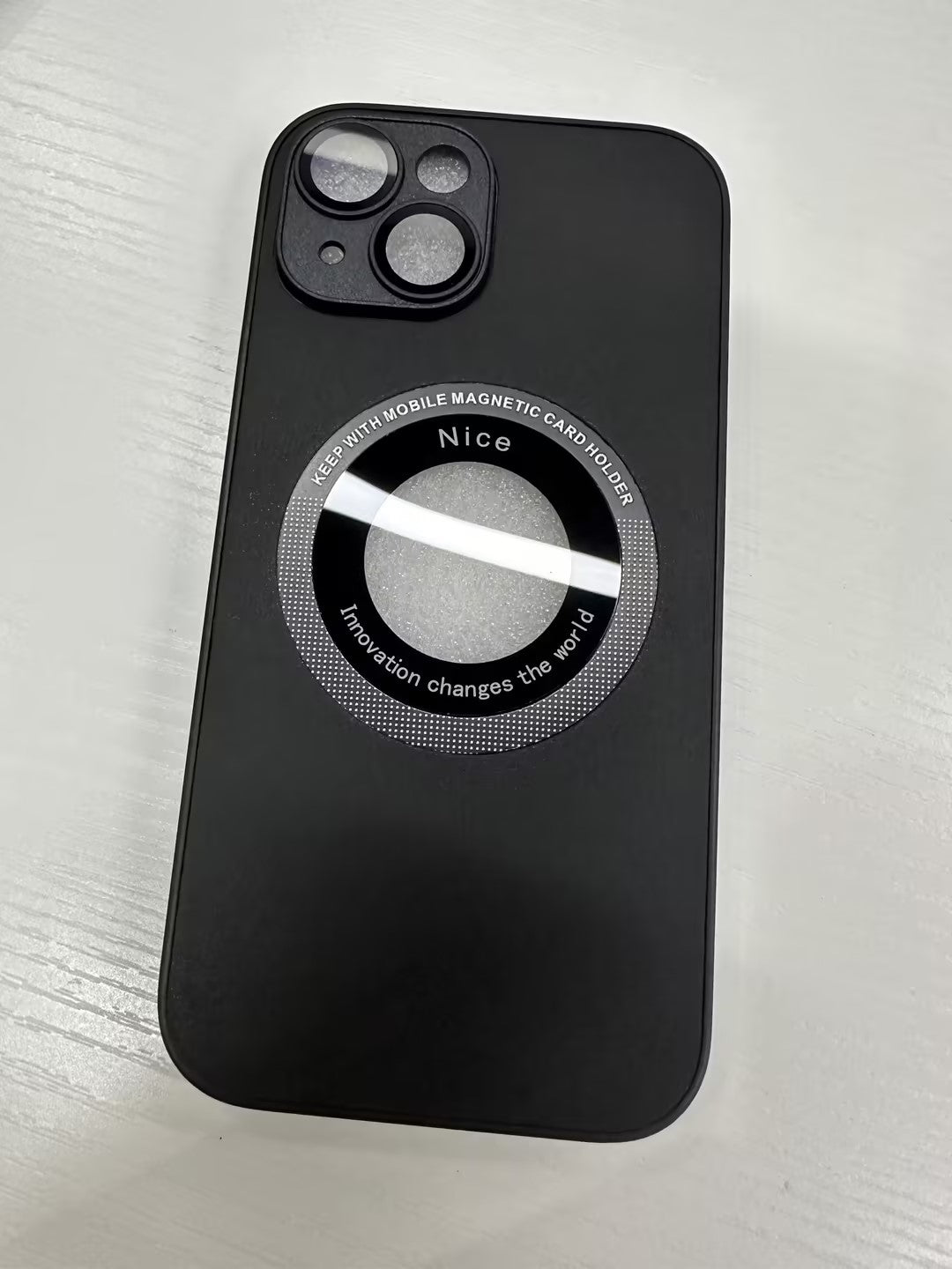 Funda de piel de grano de lichi para iPhone 15 PRO