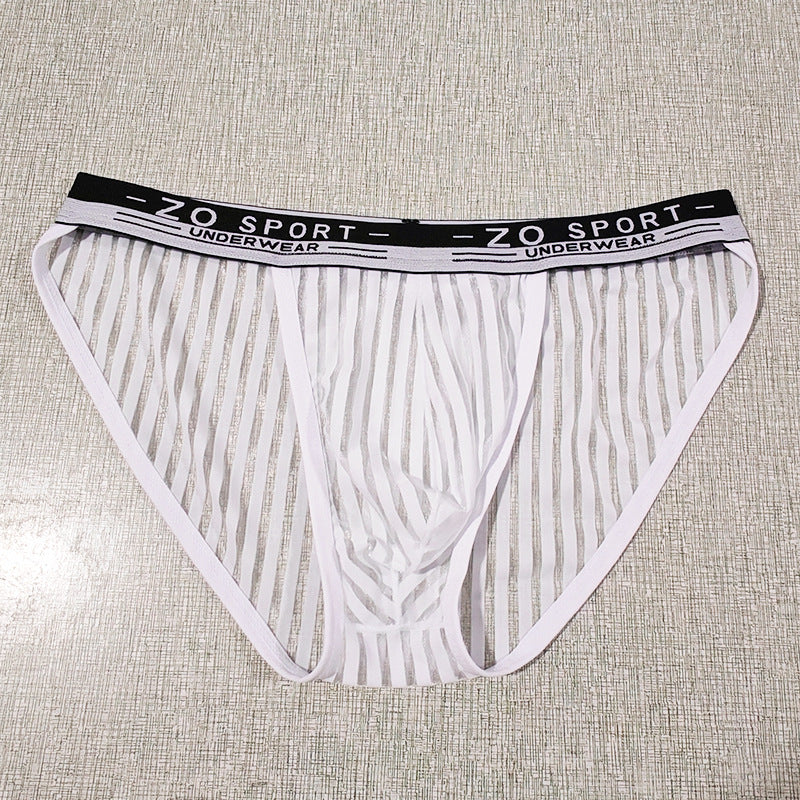 Ropa interior ligera y de lujo para hombre, suave, cómoda y transparente.