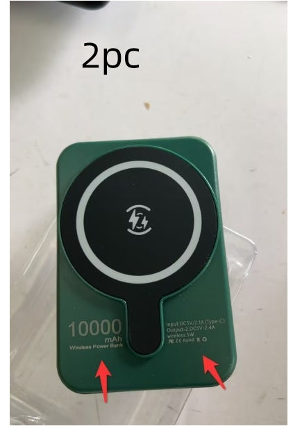 Mini banco de energía inalámbrico magnético de carga rápida de 5000 mAh portátil