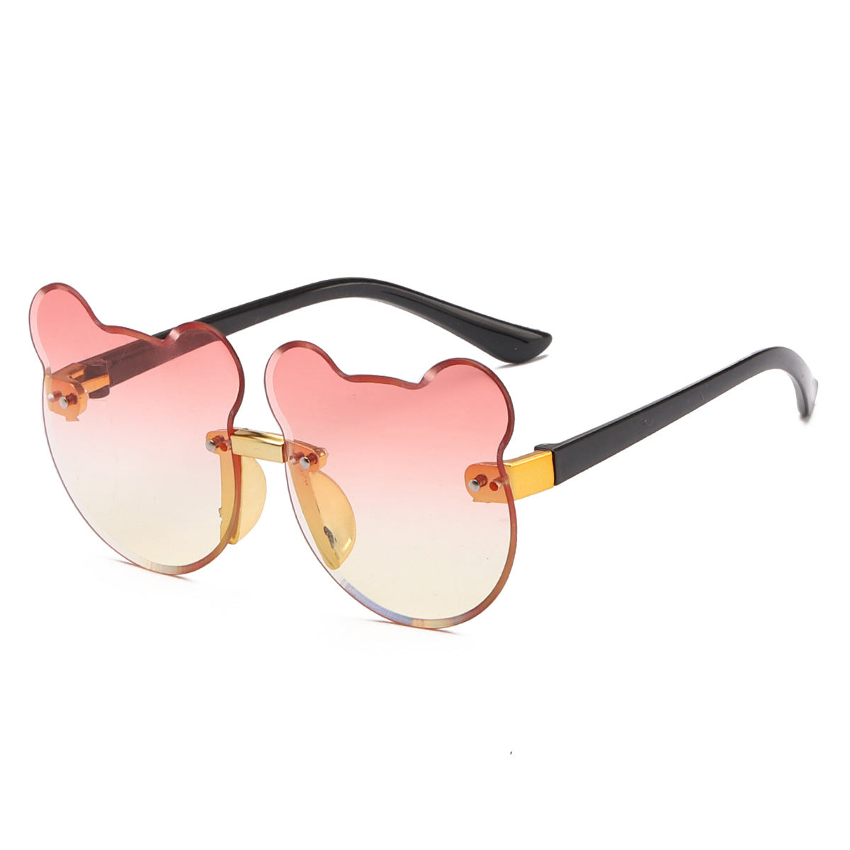 Gafas de sol para niños con orejas de gato y sin marco