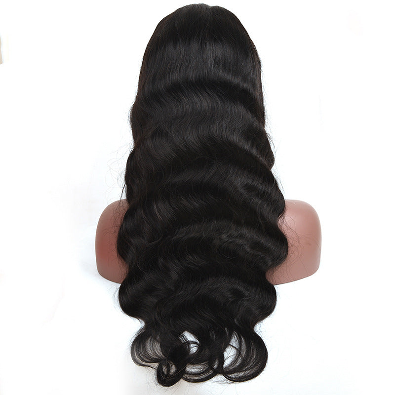 Pelucas de cabello humano ondulado con encaje 13x4