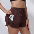 Pantalones cortos minimalistas y elegantes de corte entallado para mujer