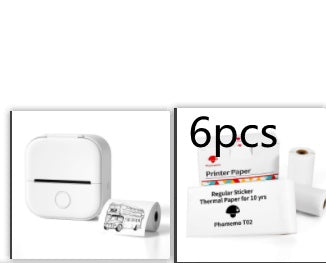 Mini impresora térmica portátil de etiquetas, impresora de fotos para el hogar, impresora de preguntas incorrectas para estudiantes, mini impresora de etiquetas compatible con Bluetooth, etiqueta de precio