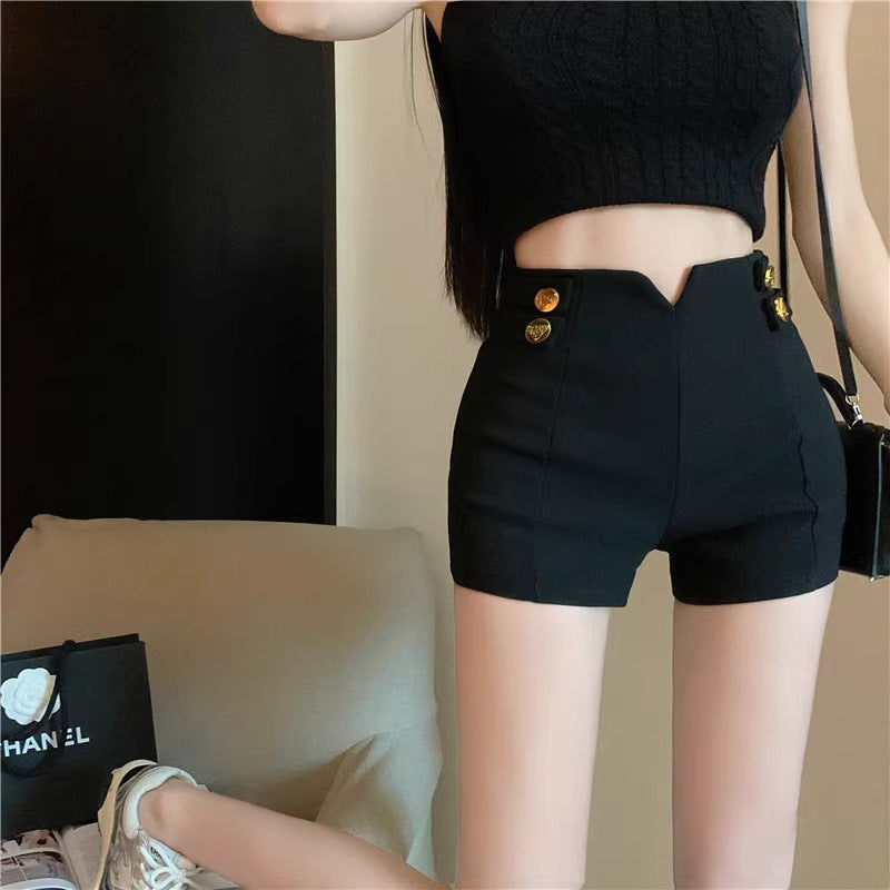 High-waisted Casual Shorts For Womenslimming And Versatile