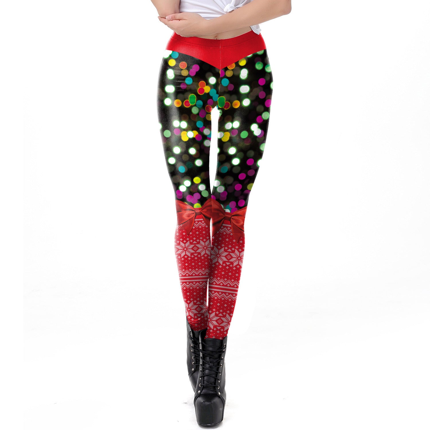 Leggings ajustados con estampado digital 3D sexy