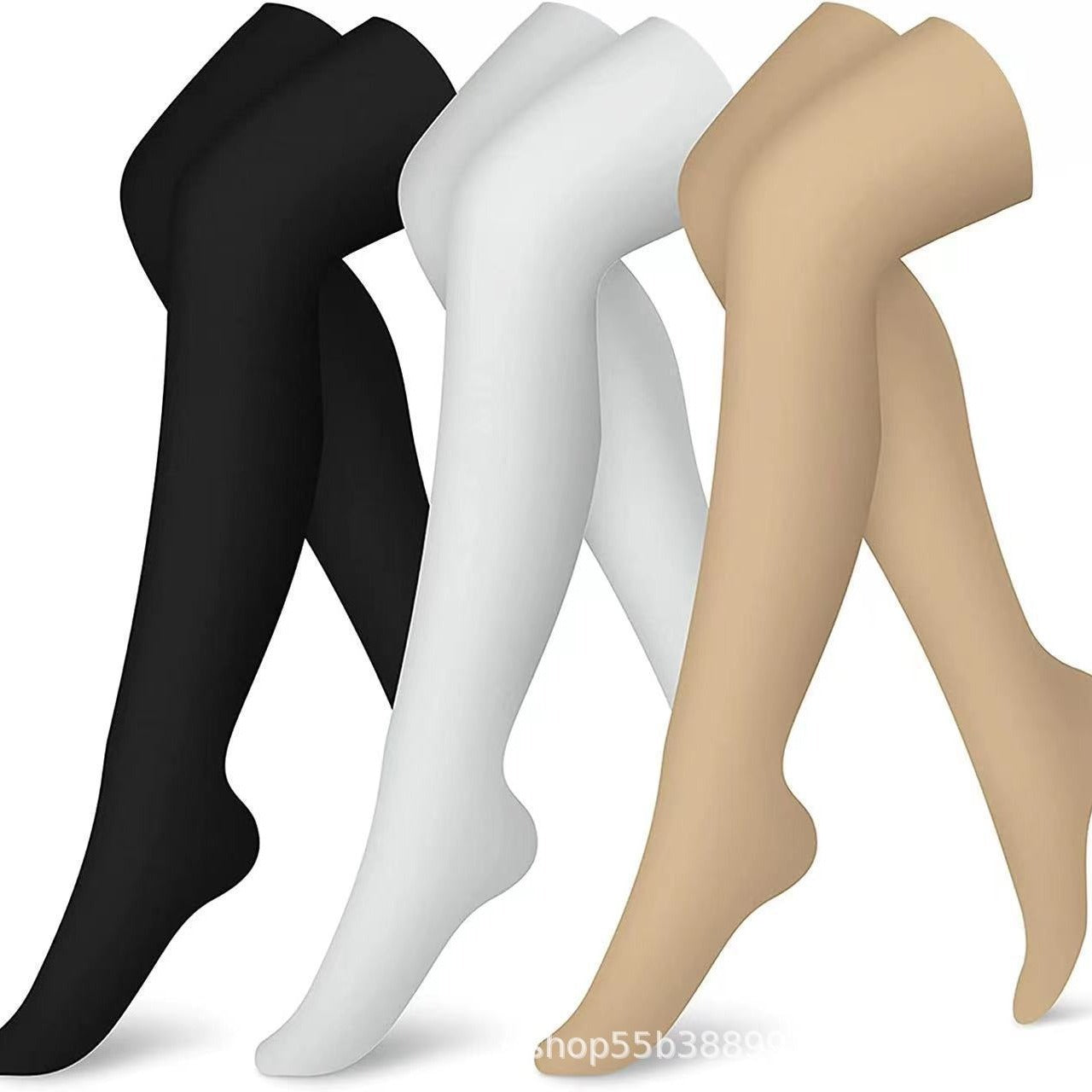New Outdoor Elastic Sports Running Cycling Long Compression Socks