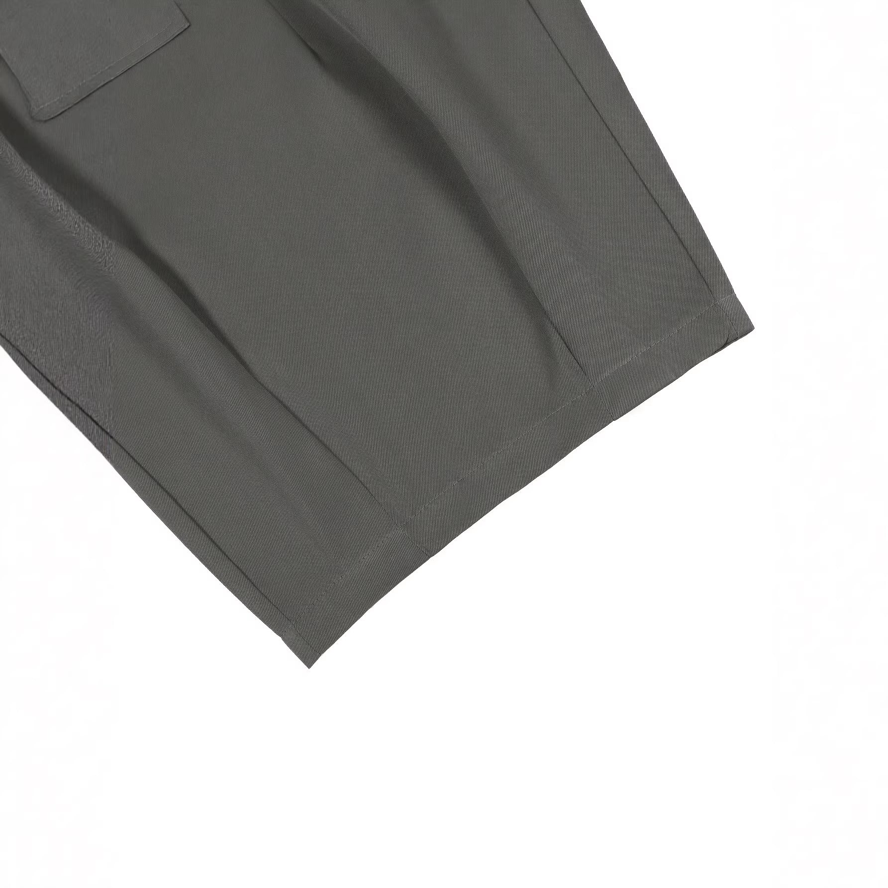 Plus-size Mens Casual Trendy Workwear Capri Pants Dress Pants