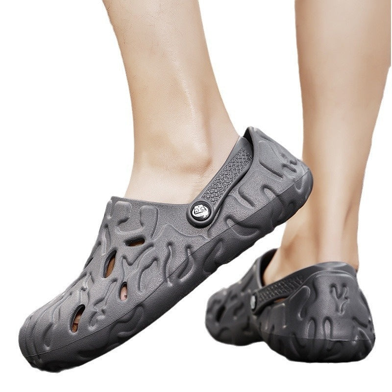 Sandalias deportivas para hombre, de tendencia, para playa y conducción.