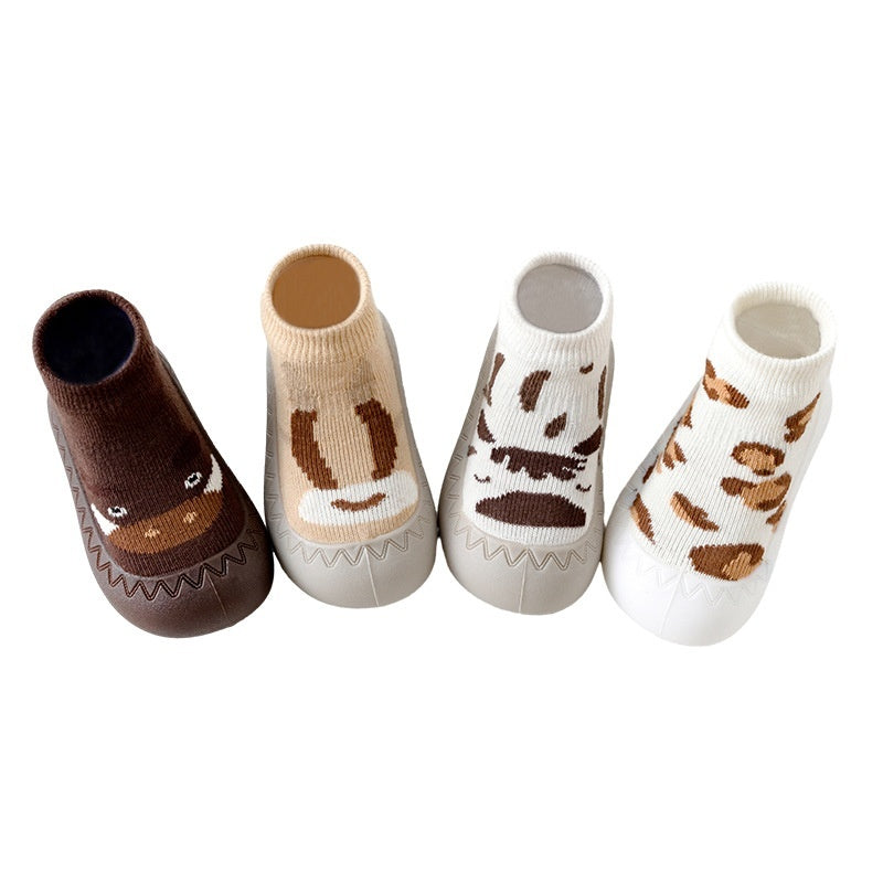 Newborn Indoor Non-Slip First-Walker SocksShoes