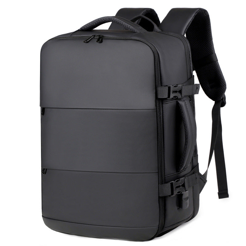 Mochila de viaje con compartimento para zapatos de gran capacidad