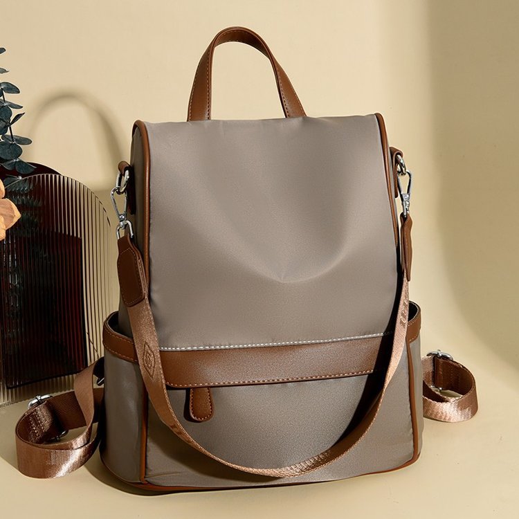 Mochila de tela Oxford para mujer, bolso de viaje de gran capacidad, mochila escolar.