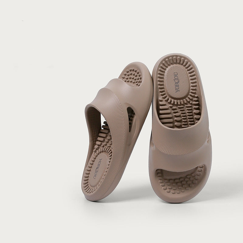 Zapatillas de baño para hombre, antideslizantes, antiolor y con masaje de pies.