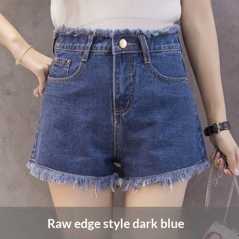 Nuevos pantalones cortos vaqueros para mujer para el verano, estilo coreano, adelgazantes y súper versátiles.