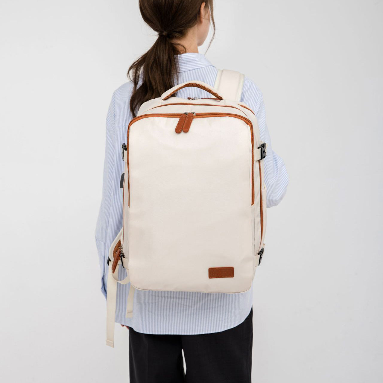 Mochila informal y versátil de tela Oxford para hombre