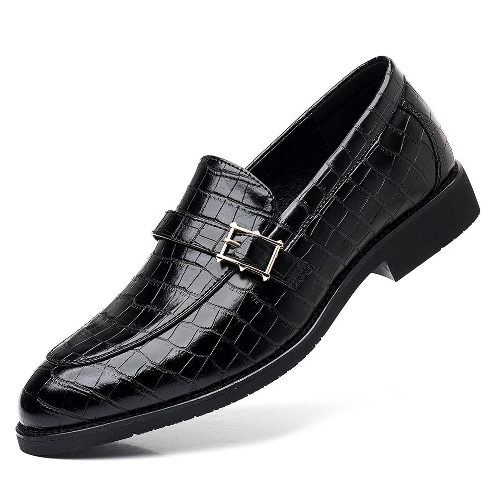 Zapatos casuales elegantes de cuero para hombre en tallas grandes