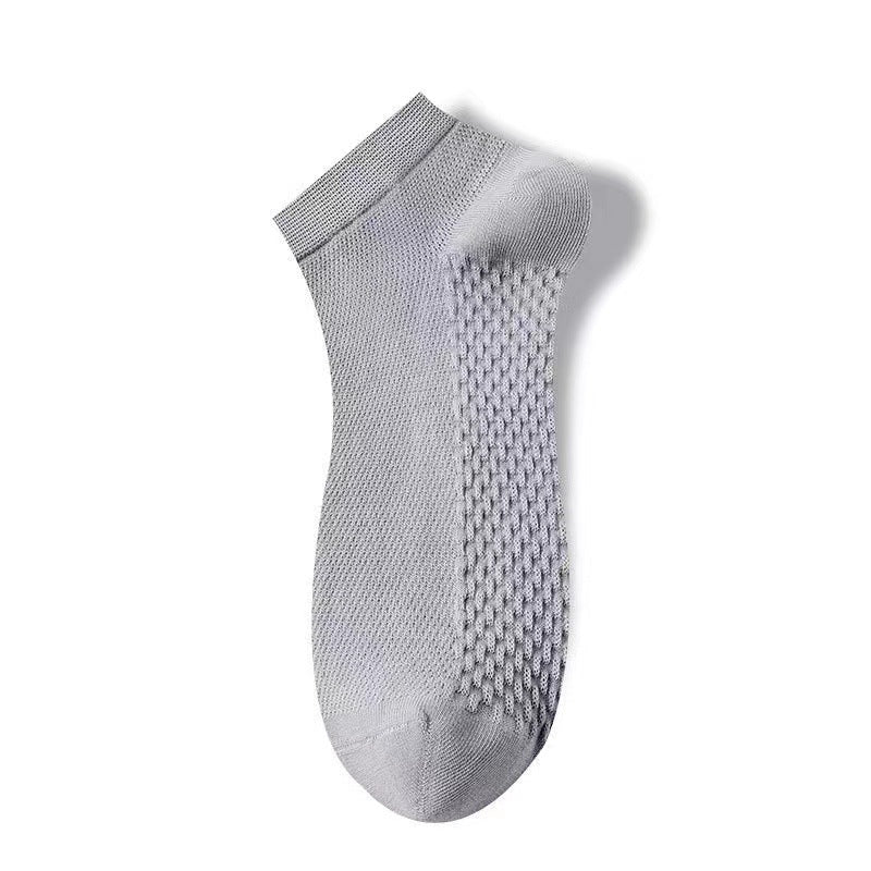 Thin Pure-cotton Deodorizing Mens Ankle Socks